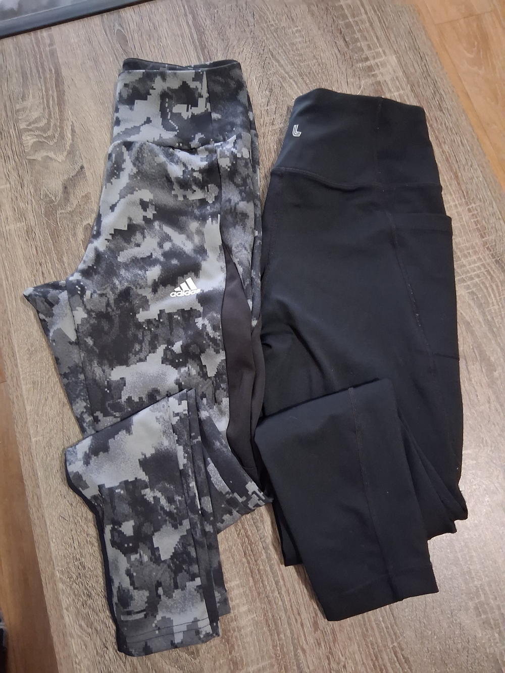 adidas & Lole Black and Gray Athletic Top with Logo